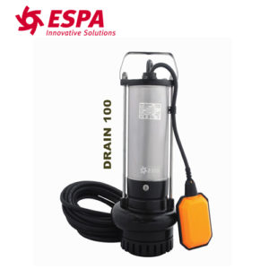 MOTOBOMBA SUMERGIBLE PARA EFLUENTES, ESPA, SERIE DRAIN DE 1 HP, 1 FASE, 115 VOLTS