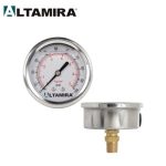 MANÓMETRO GLICERINA de 0-100 PSI ALTAMIRA