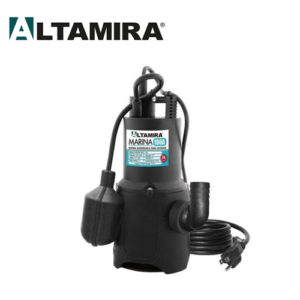 MOTOBOMBA SUMERGIBLE PARA EFLUENTES, ALTAMIRA, SERIE MARINA DE 1/2 HP, 1 FASE, 115 VOLTS