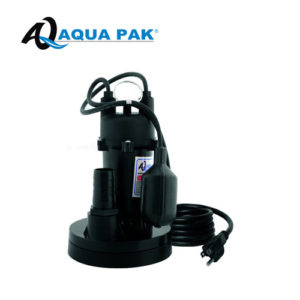 MOTOBOMBA SUMERGIBLE PARA EFLUENTES, AQUA PAK, SERIE SIGMA DE 3/4 HP, 1 FASE, 115 VOLTS